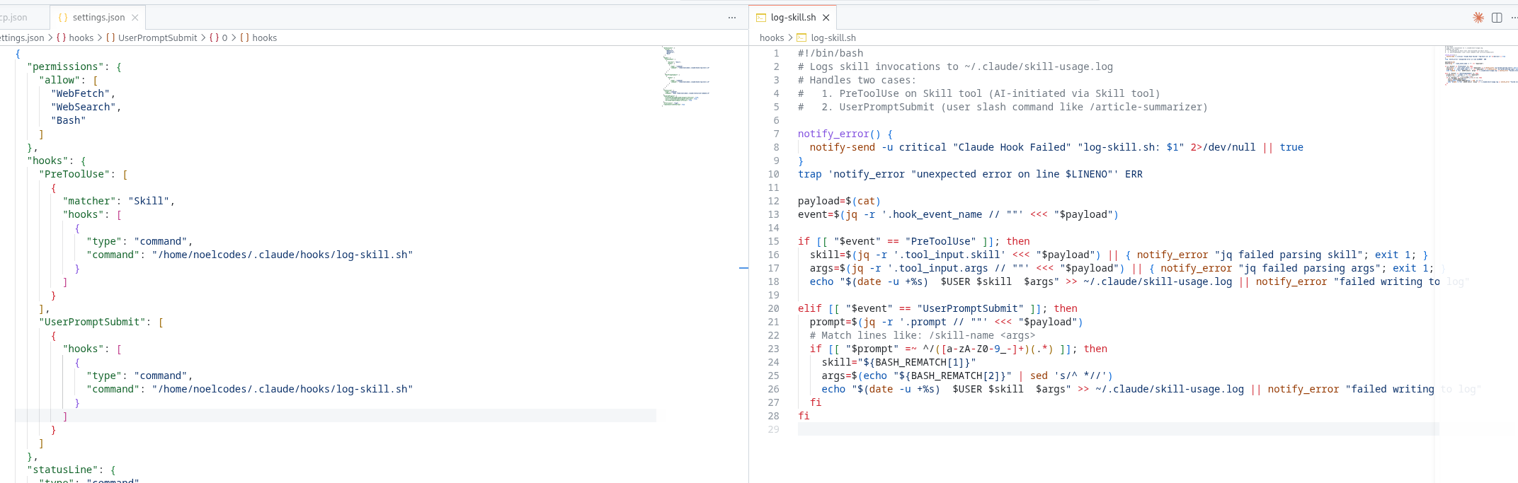 PreToolUse Hook example for Claude Code